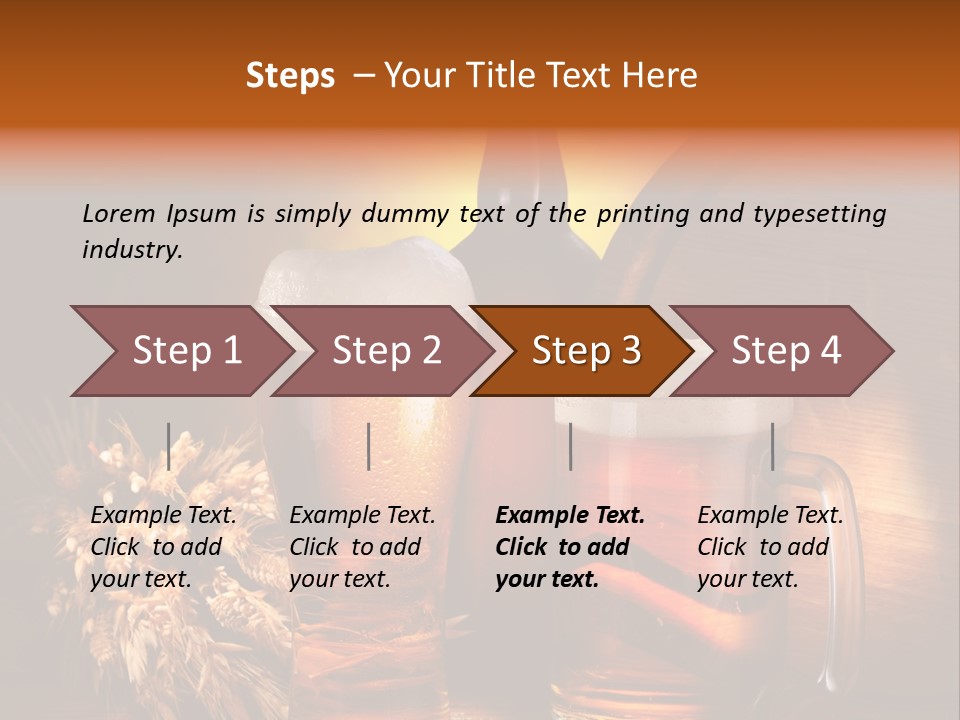 Beverage Cellar Lager PowerPoint Template