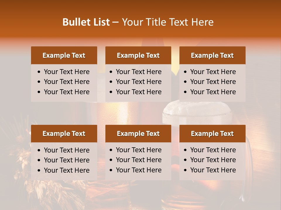 Beverage Cellar Lager PowerPoint Template