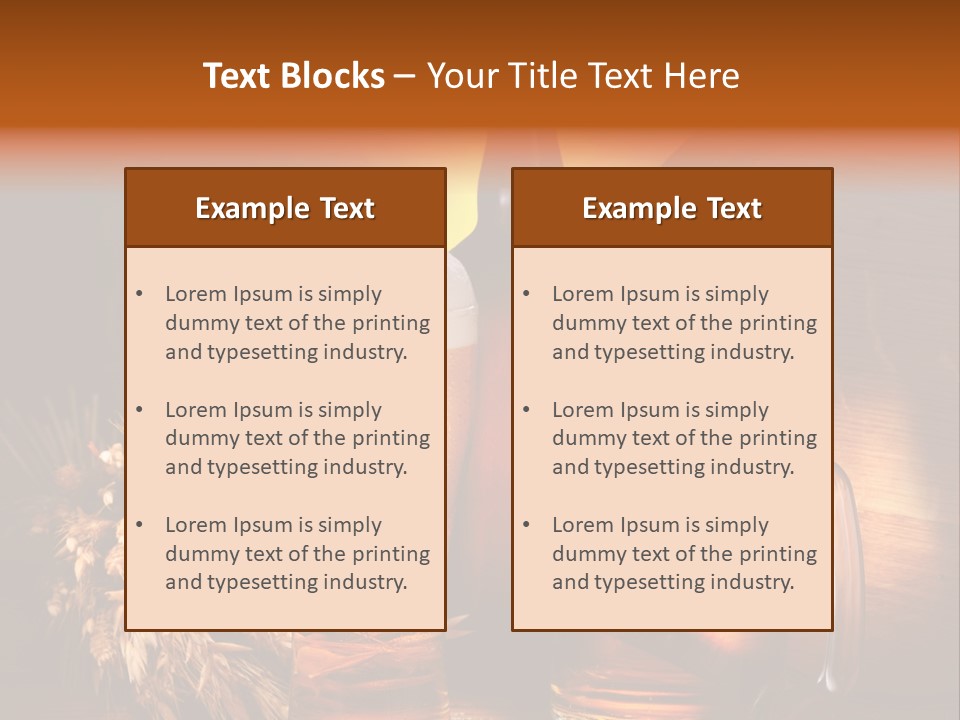 Beverage Cellar Lager PowerPoint Template