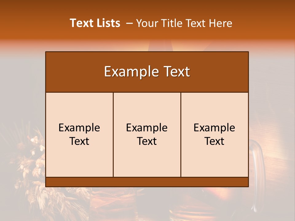 Beverage Cellar Lager PowerPoint Template