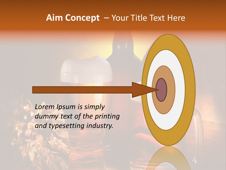 Beverage Cellar Lager PowerPoint Template