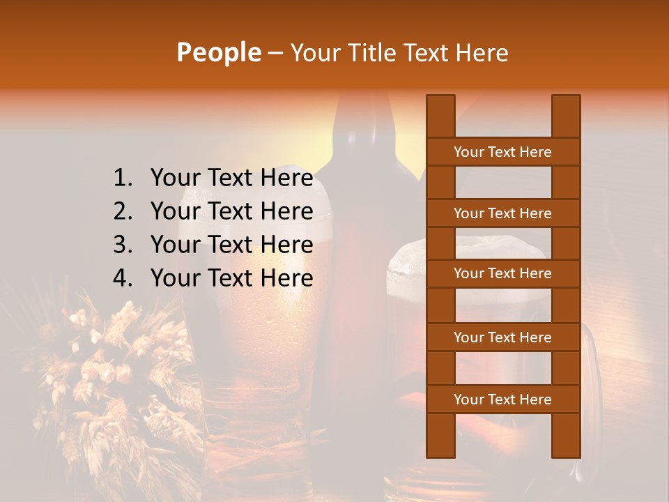 Beverage Cellar Lager PowerPoint Template