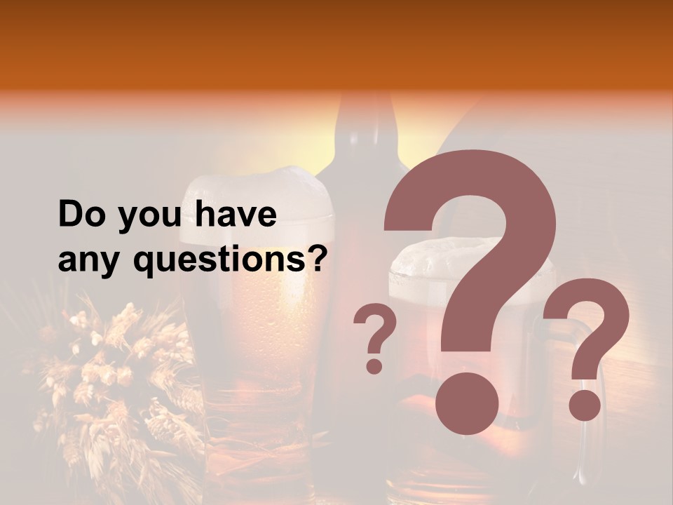 Beverage Cellar Lager PowerPoint Template