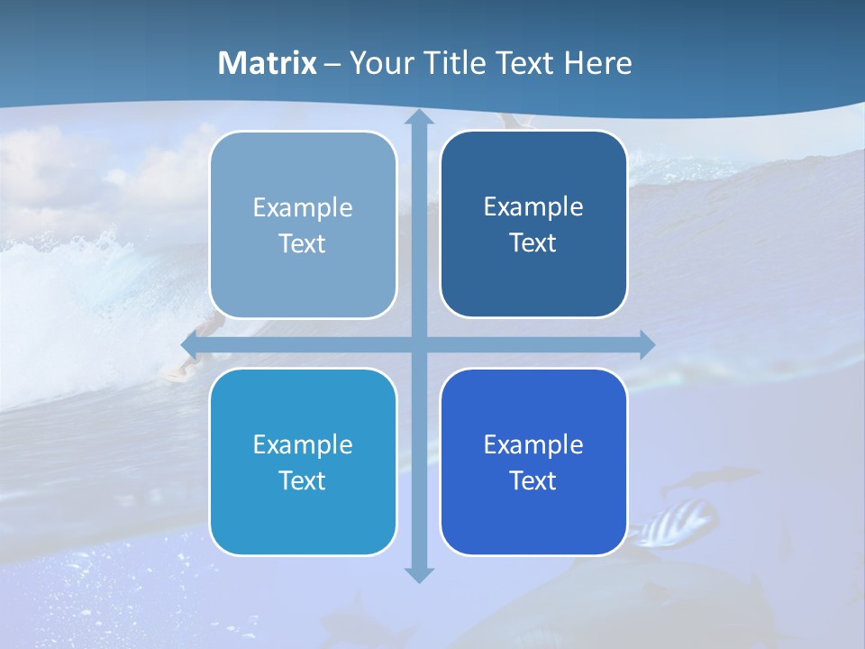 Breaking Shark Spray PowerPoint Template