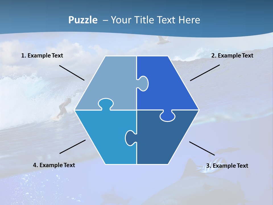 Breaking Shark Spray PowerPoint Template