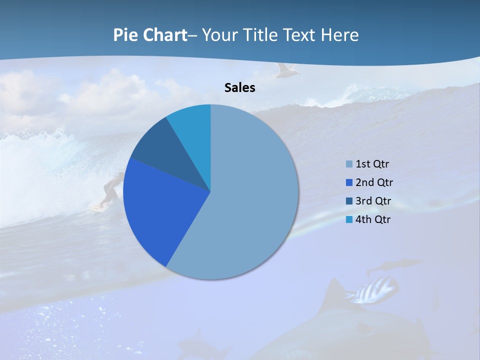 Breaking Shark Spray PowerPoint Template