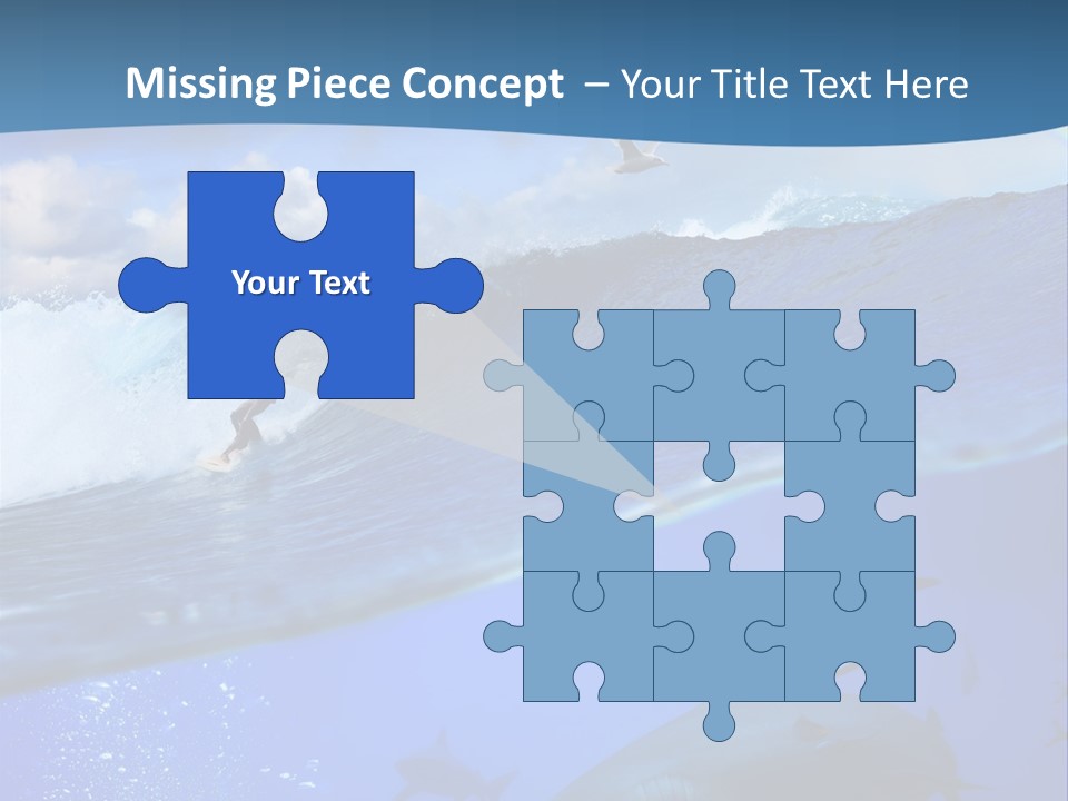 Breaking Shark Spray PowerPoint Template