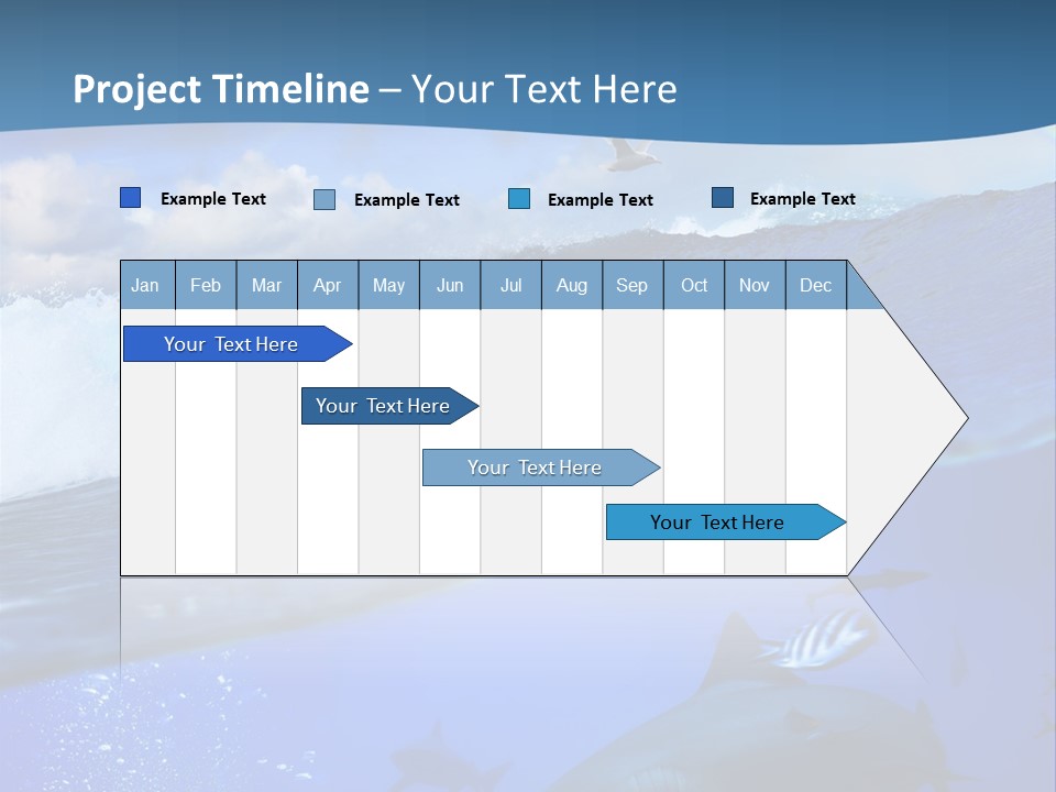 Breaking Shark Spray PowerPoint Template