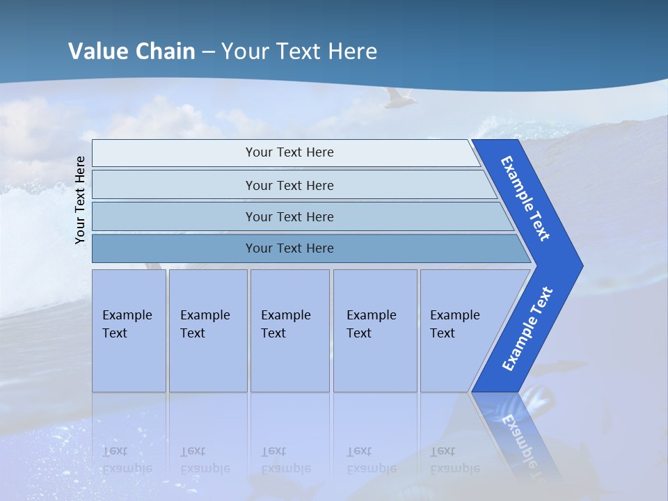 Breaking Shark Spray PowerPoint Template