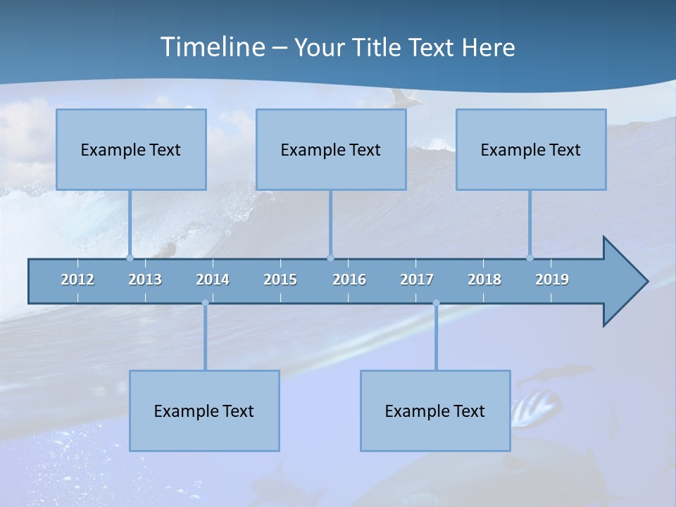 Breaking Shark Spray PowerPoint Template