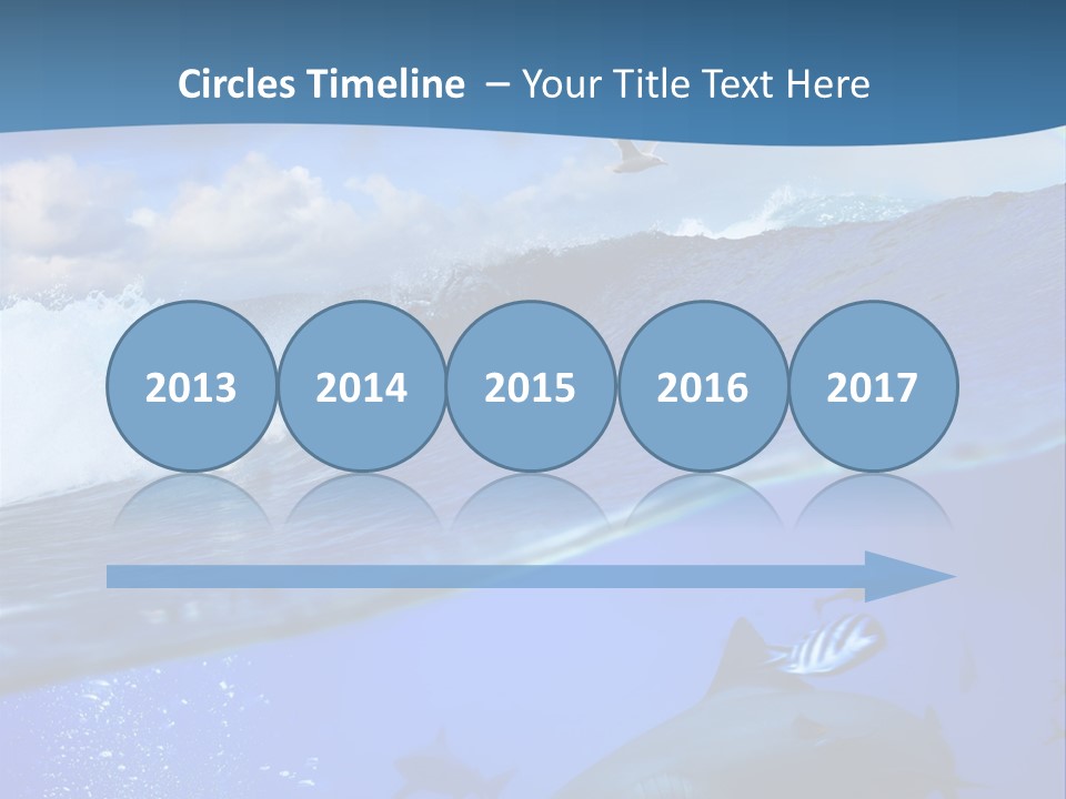 Breaking Shark Spray PowerPoint Template