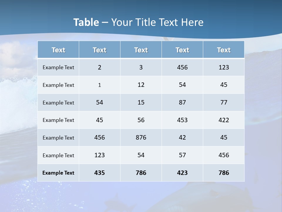 Breaking Shark Spray PowerPoint Template