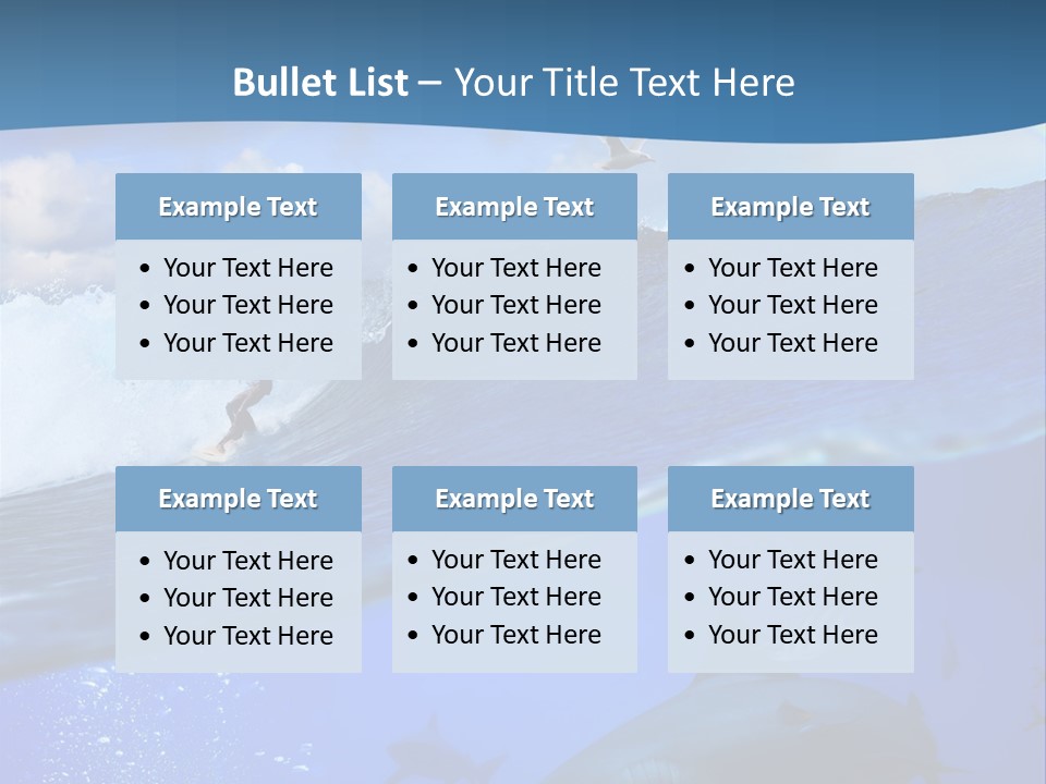 Breaking Shark Spray PowerPoint Template