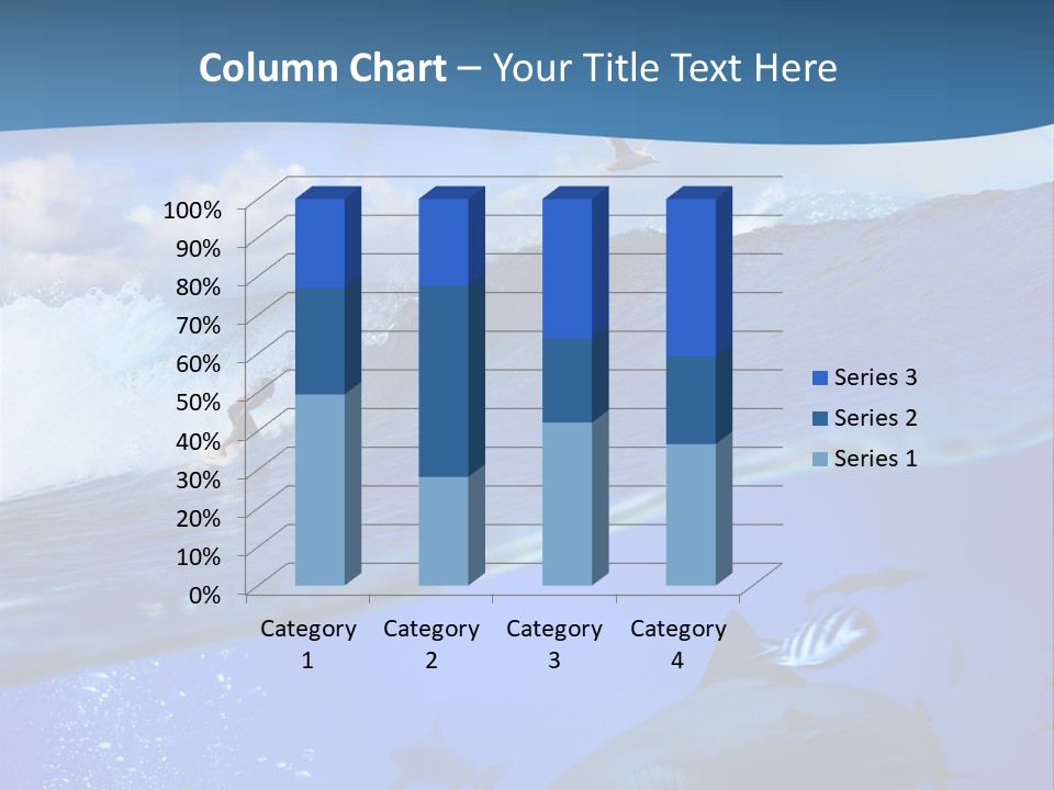 Breaking Shark Spray PowerPoint Template
