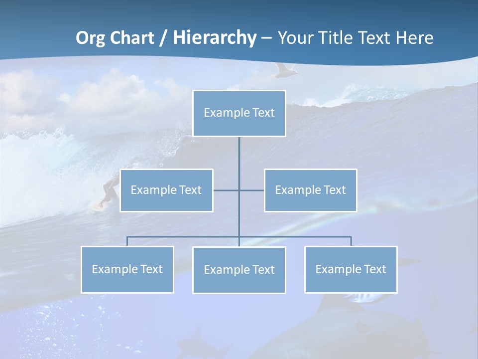 Breaking Shark Spray PowerPoint Template