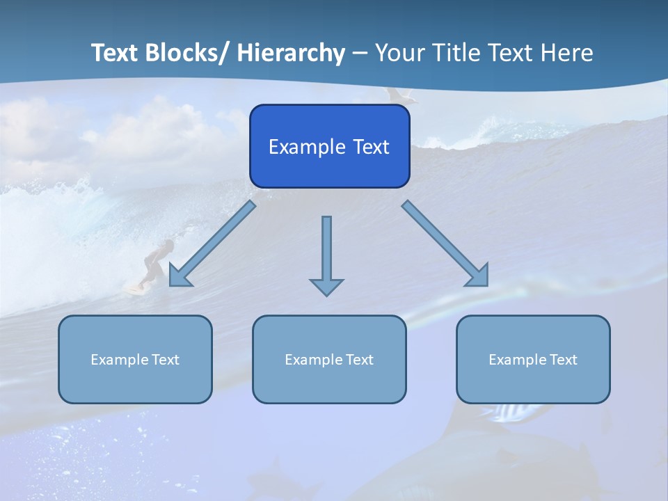 Breaking Shark Spray PowerPoint Template