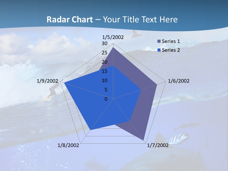 Breaking Shark Spray PowerPoint Template