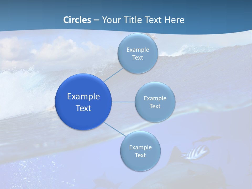 Breaking Shark Spray PowerPoint Template