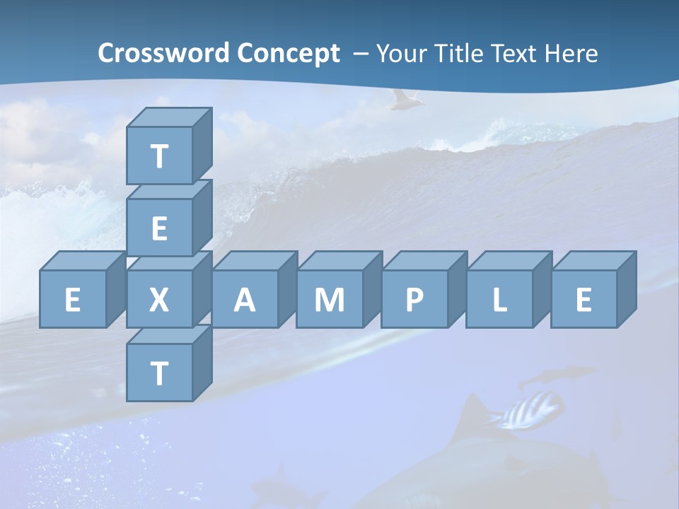 Breaking Shark Spray PowerPoint Template