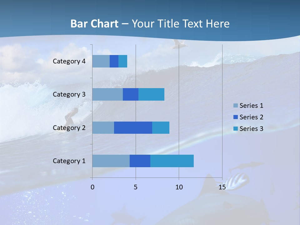 Breaking Shark Spray PowerPoint Template
