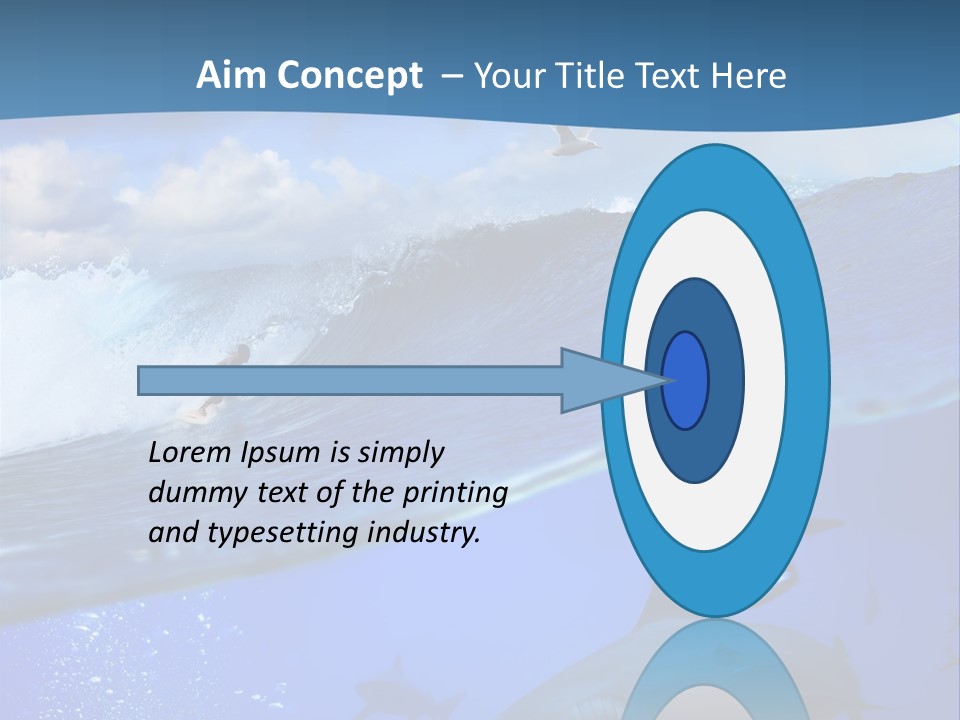 Breaking Shark Spray PowerPoint Template