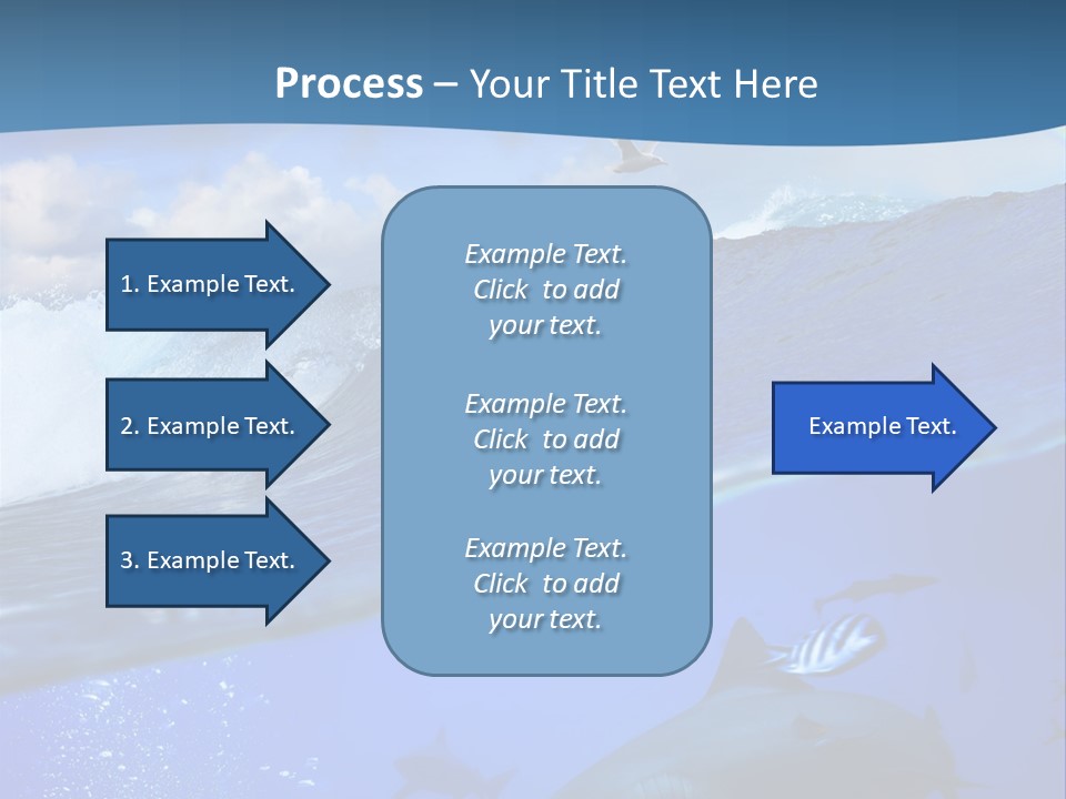 Breaking Shark Spray PowerPoint Template