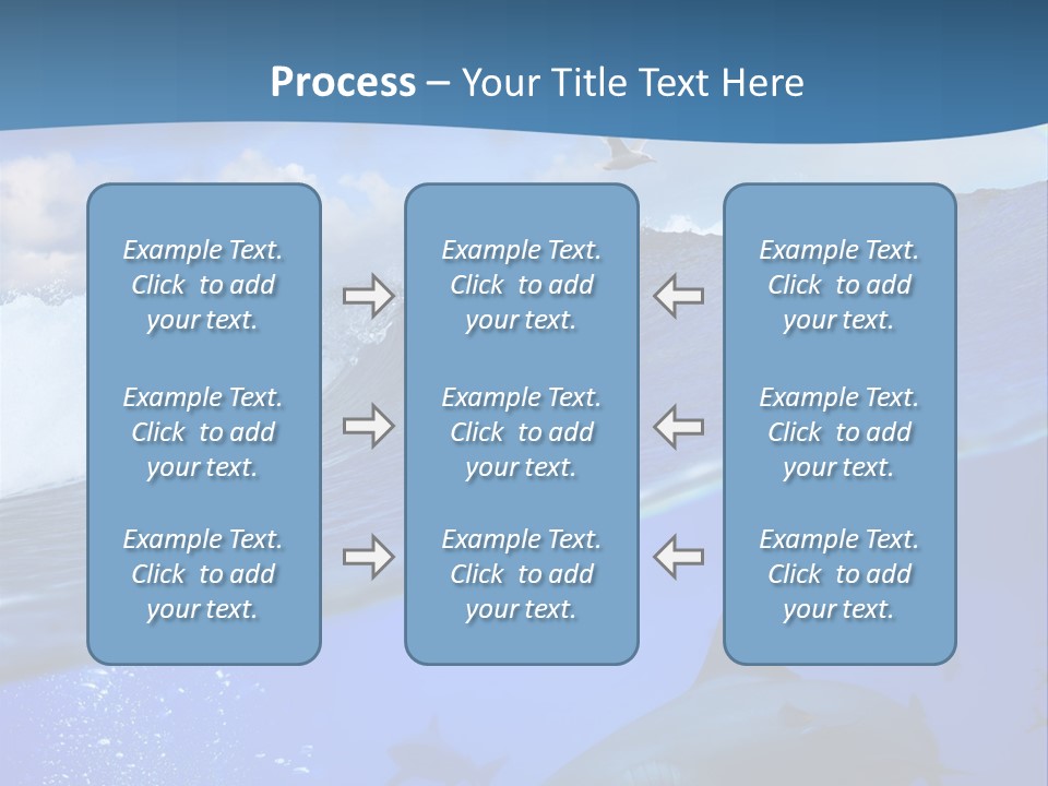 Breaking Shark Spray PowerPoint Template