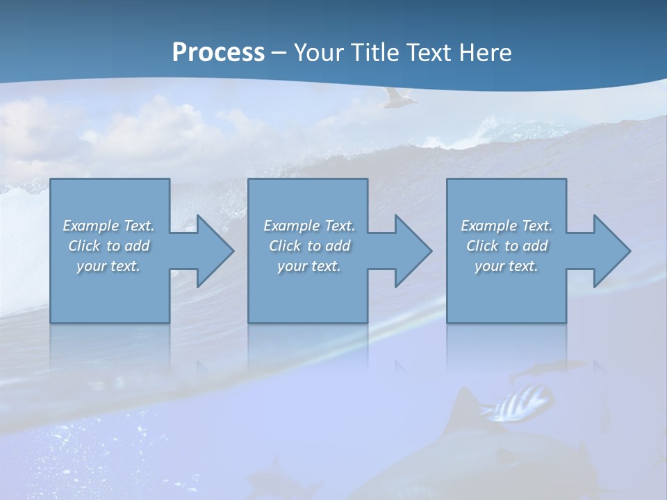 Breaking Shark Spray PowerPoint Template