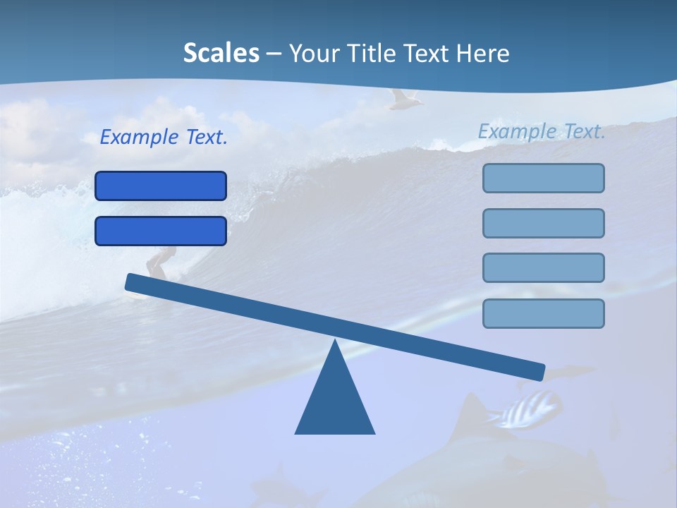 Breaking Shark Spray PowerPoint Template