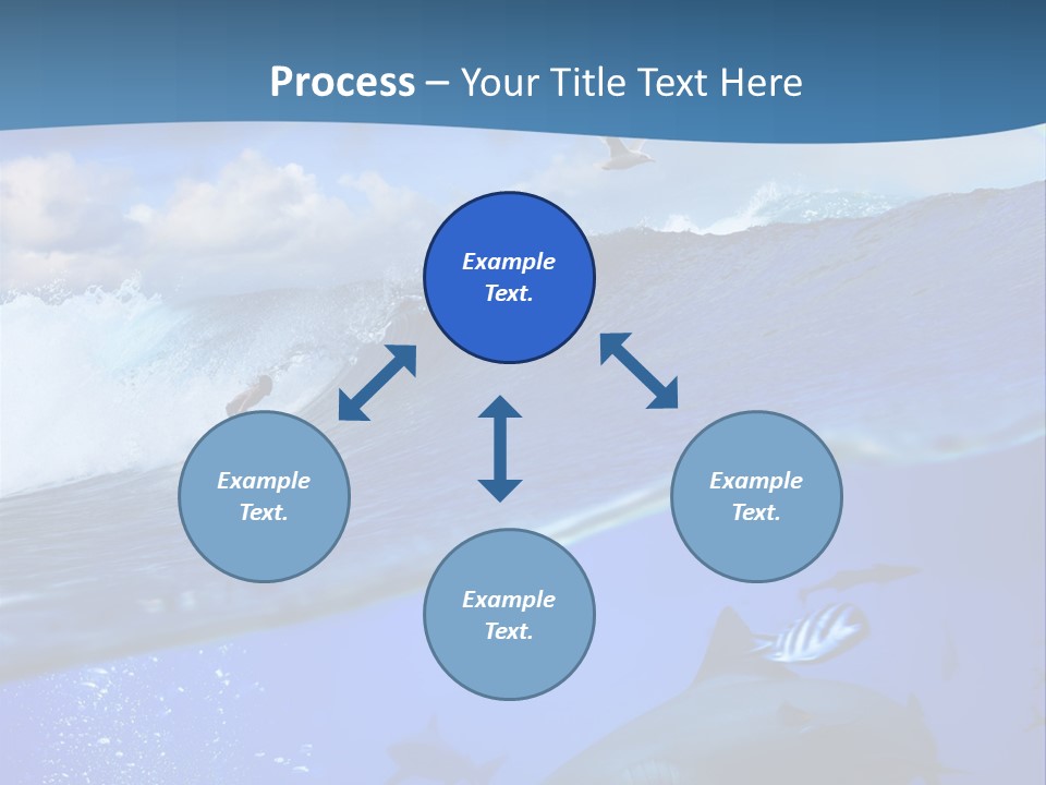 Breaking Shark Spray PowerPoint Template