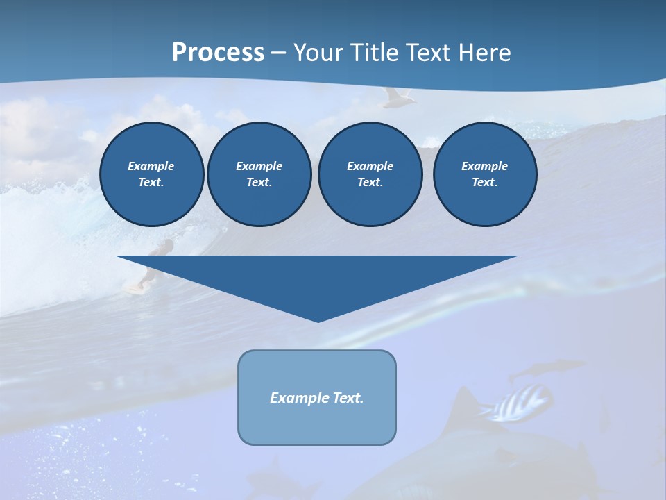 Breaking Shark Spray PowerPoint Template