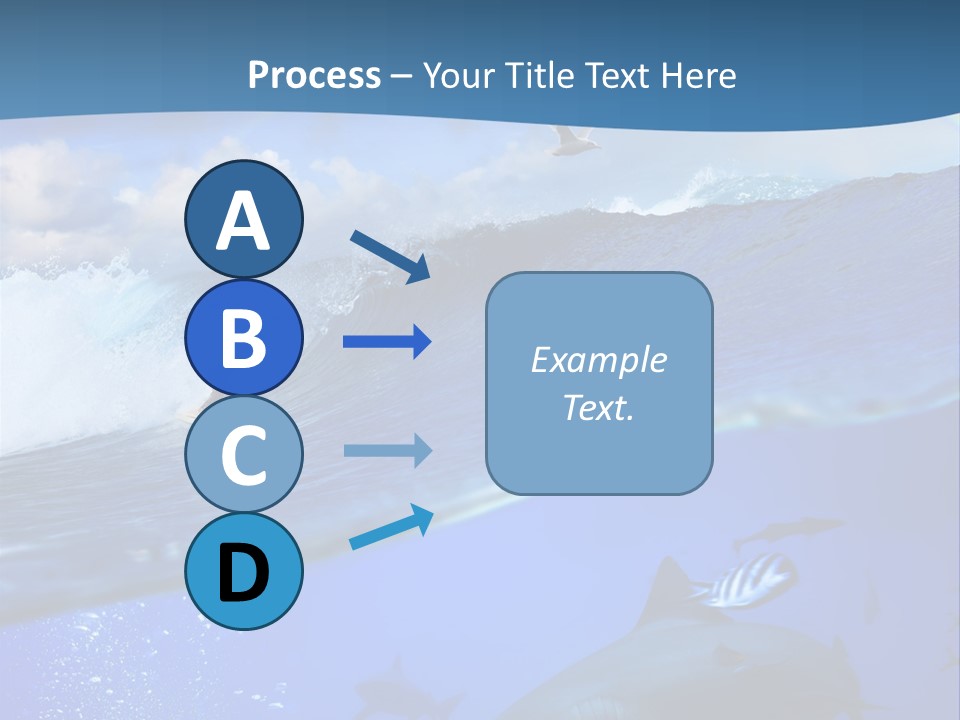 Breaking Shark Spray PowerPoint Template