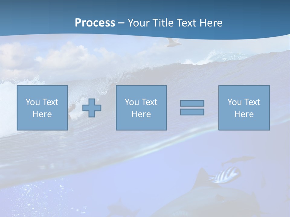 Breaking Shark Spray PowerPoint Template
