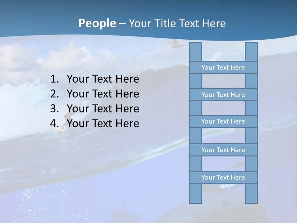 Breaking Shark Spray PowerPoint Template