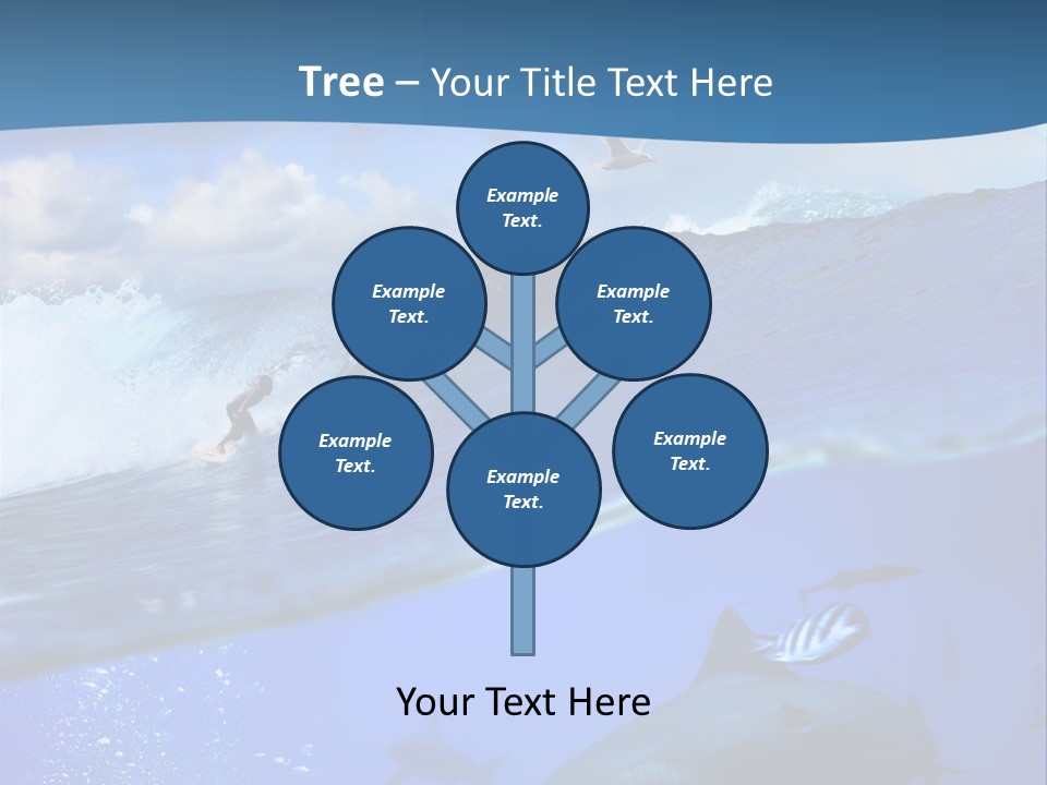 Breaking Shark Spray PowerPoint Template