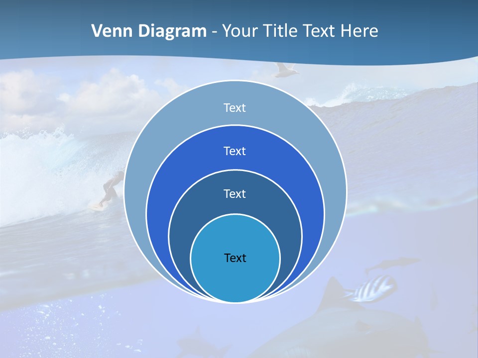 Breaking Shark Spray PowerPoint Template