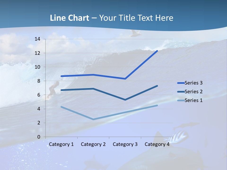 Breaking Shark Spray PowerPoint Template