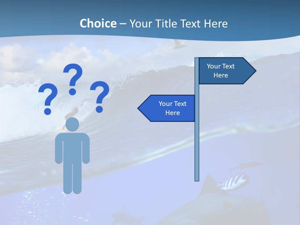 Breaking Shark Spray PowerPoint Template