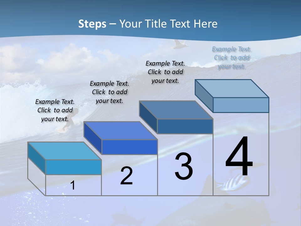 Breaking Shark Spray PowerPoint Template
