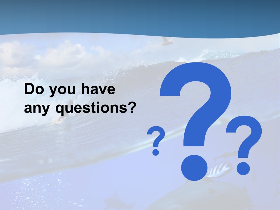 Breaking Shark Spray PowerPoint Template