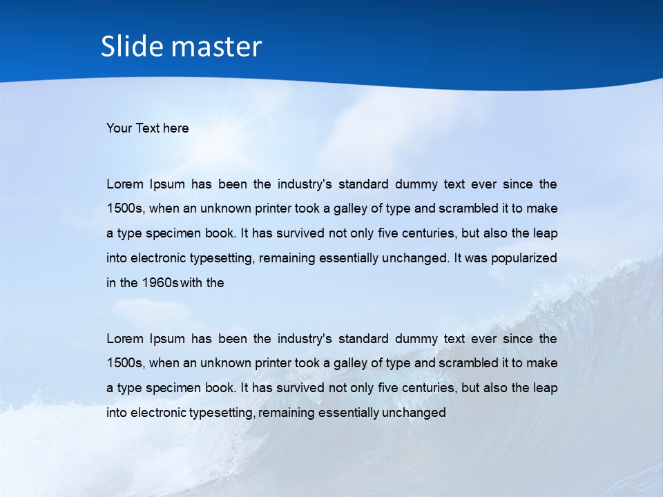 Beauty Climate Nature PowerPoint Template