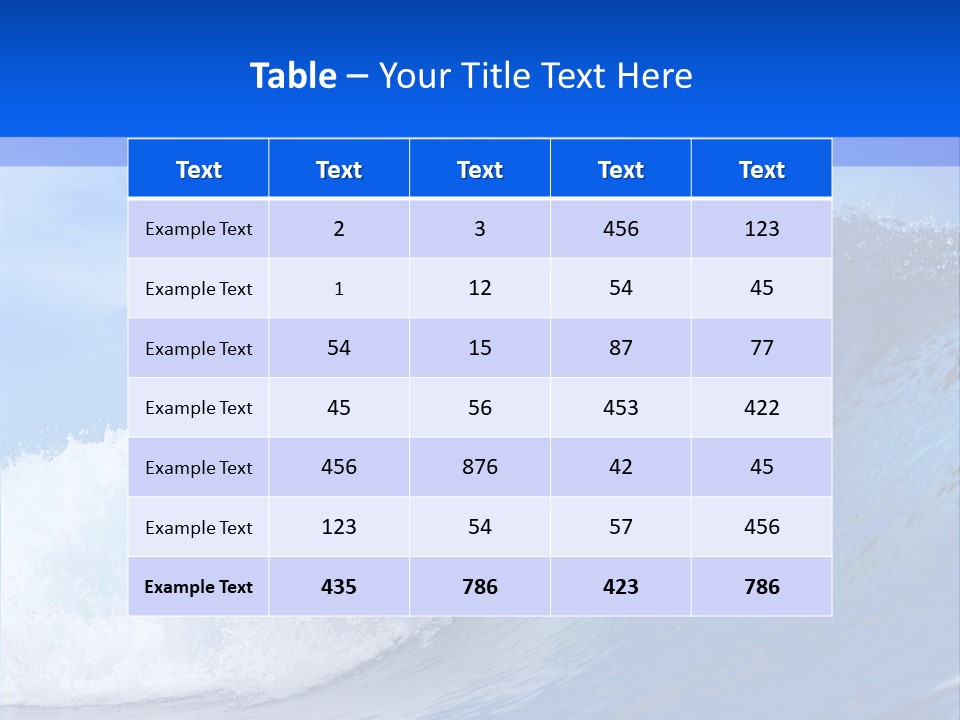Surface Paradise Rough PowerPoint Template