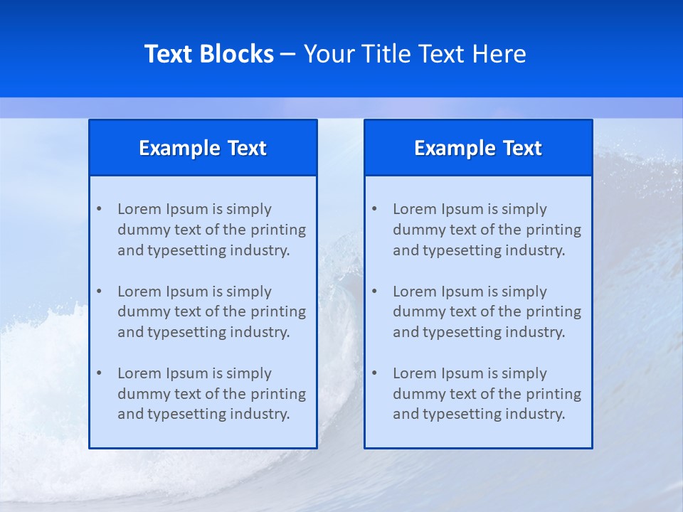 Surface Paradise Rough PowerPoint Template