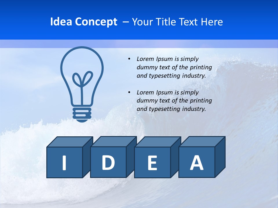 Surface Paradise Rough PowerPoint Template