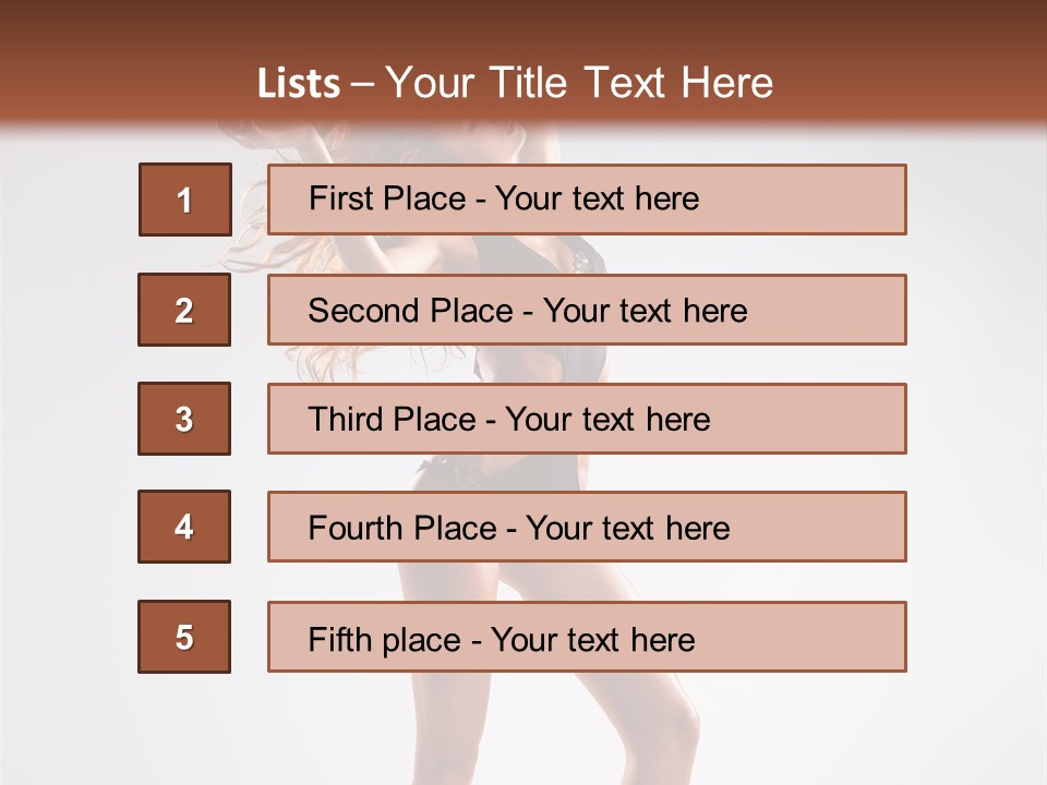 Fashion Action Lovely PowerPoint Template