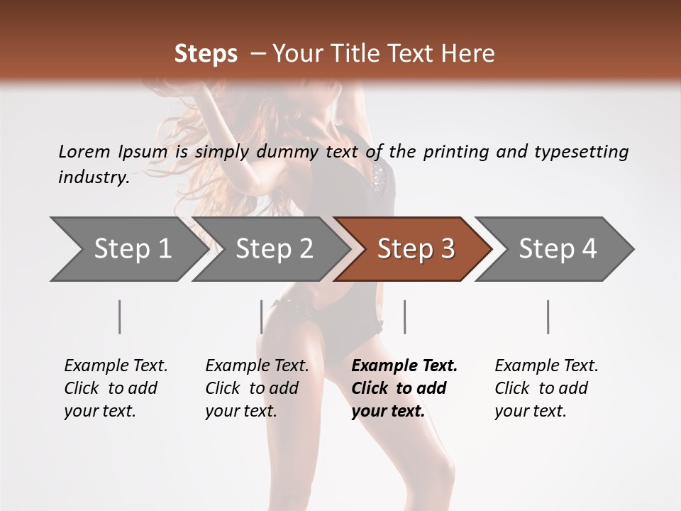 Fashion Action Lovely PowerPoint Template