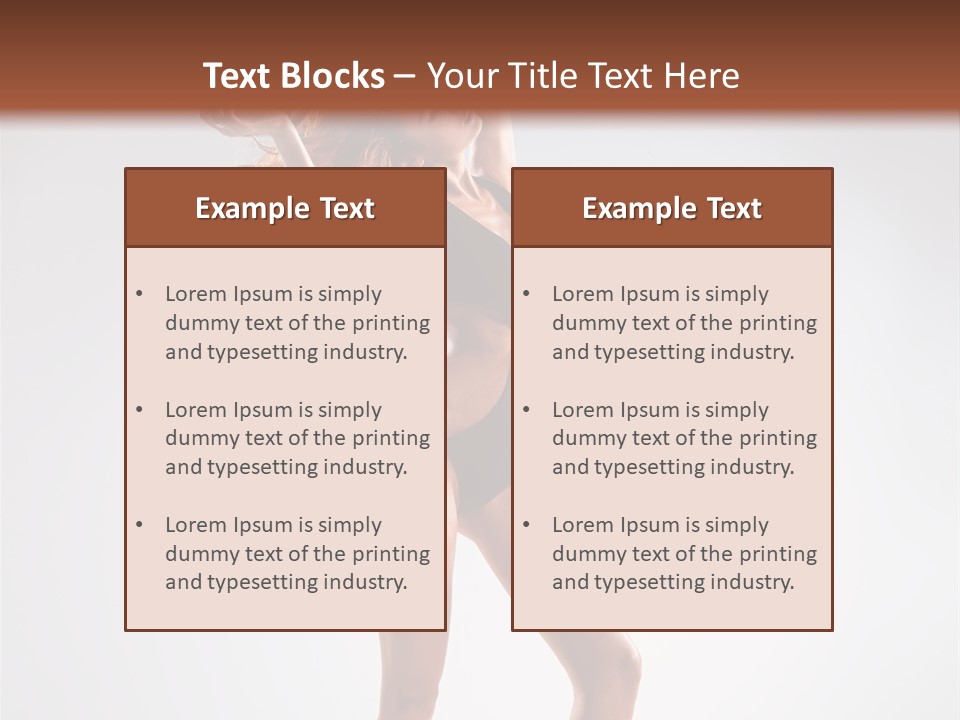 Fashion Action Lovely PowerPoint Template