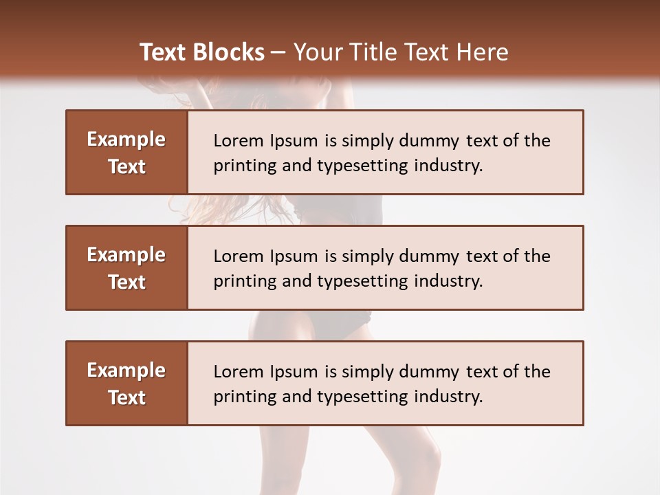 Fashion Action Lovely PowerPoint Template