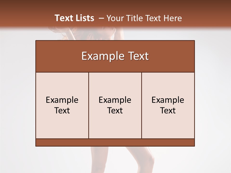 Fashion Action Lovely PowerPoint Template