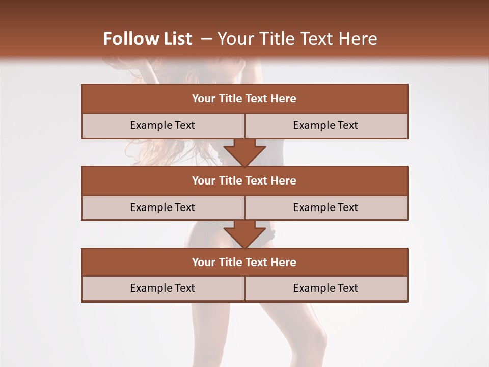 Fashion Action Lovely PowerPoint Template